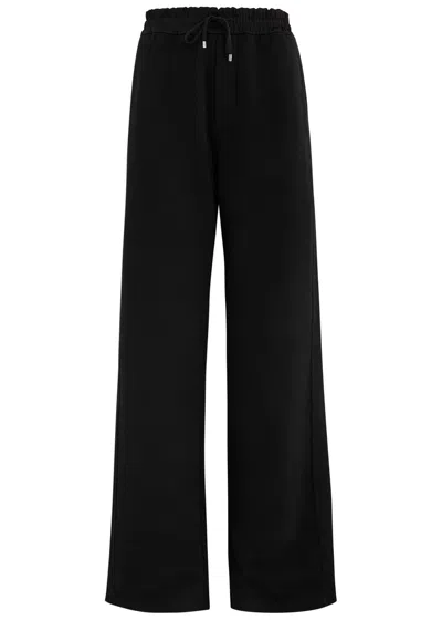 SAINT LAURENT SAINT LAURENT LOGO STRAIGHT-LEG COTTON SWEATPANTS