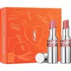 Saint Laurent Yves  Loveshine Lip Oil Stick Duo $90 Value In No Color