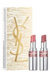 Saint Laurent Yves  Loveshine Lip Oil Stick Duo In Transparent
