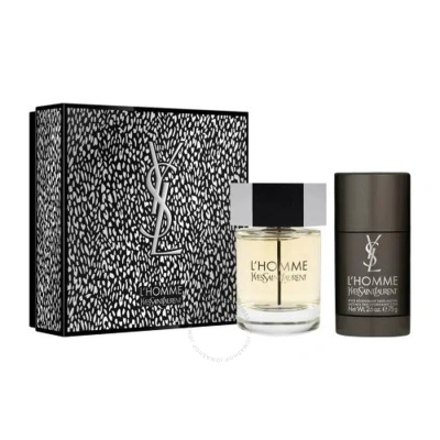 Saint Laurent Yves  Men's L'homme Gift Set Fragrances 3614273261586 In White