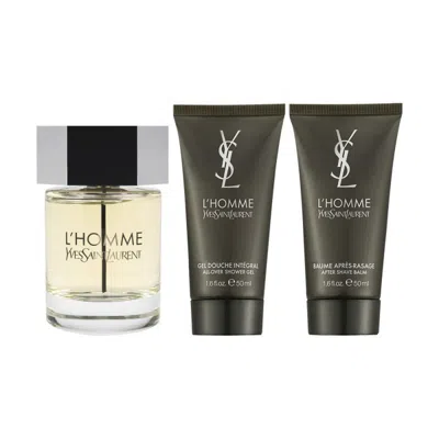 Saint Laurent Yves  Men's L'homme Gift Set Fragrances 3614274093094 In White