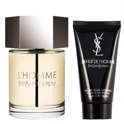 Saint Laurent Yves  Men's L'homme Gift Set Fragrances 3660732601509 In White