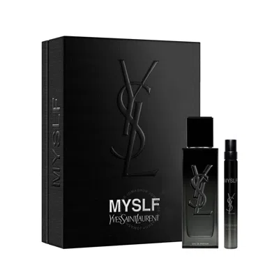 Saint Laurent Yves  Men's Myslf Gift Set Fragrances 3614274093988 In Black