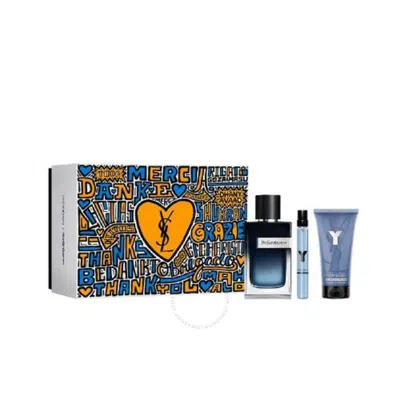 Saint Laurent Yves  Men's Y Gift Set Fragrances 3614273956758 In White