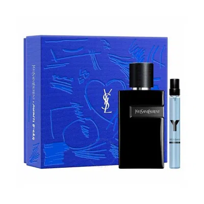 Saint Laurent Yves  Men's Y Le Parfum 3.4 oz Gift Set Fragrances 3614274121308 In White