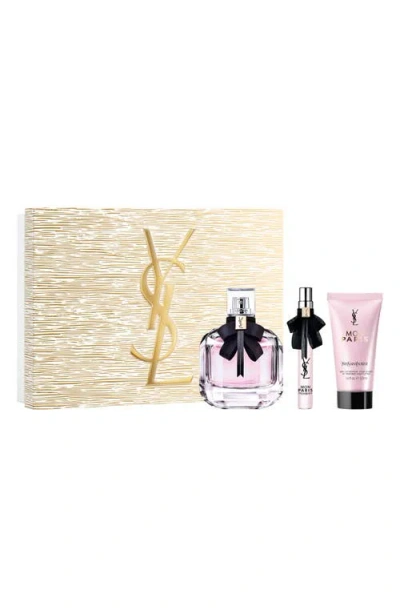 Saint Laurent Yves  Mon Paris Eau De Parfum Gift Set In Transparent