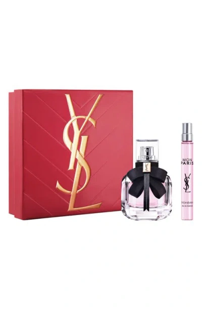 Saint Laurent Yves  Mon Paris Eau De Parfum Set In Transparent