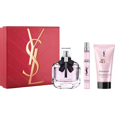 Saint Laurent Yves  Mon Paris Eau De Parfum Set In Transparent