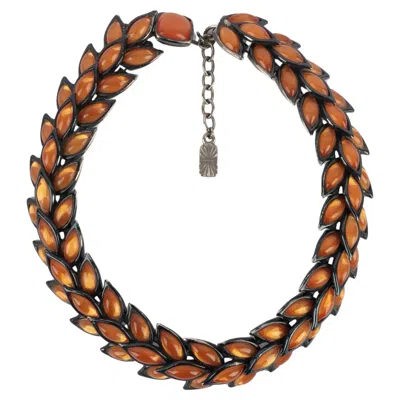 Pre-owned Saint Laurent Yves  Necklace Ears Of Wheat In Multi