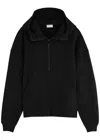Saint Laurent Camionneur Molleton Hoodie In Black