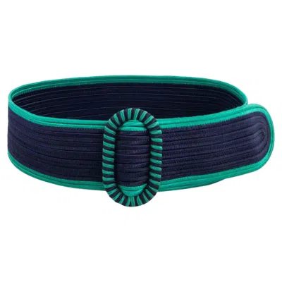 Pre-owned Saint Laurent Yves  Passementerie Belt In Black