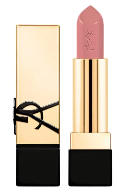 Saint Laurent Yves  Rouge Pur Couture Caring Satin Lipstick With Ceramides In N5 Tribute Nude
