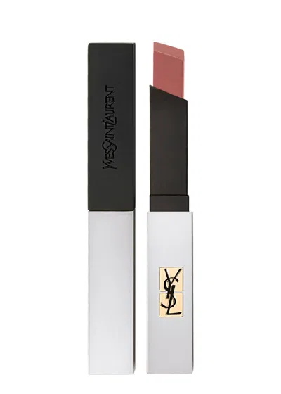 Saint Laurent Yves  Rouge Pur Couture The Slim Sheer Matte In White