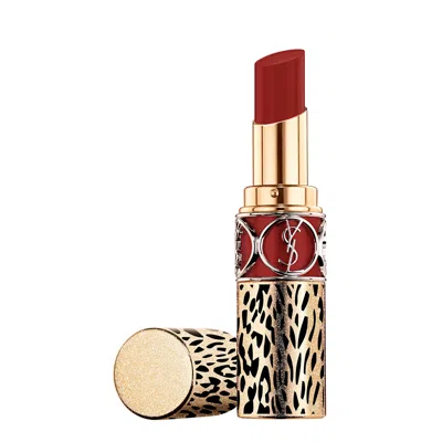 Saint Laurent Yves  Rouge Volupté Shine Lipstick Holiday Collector In White