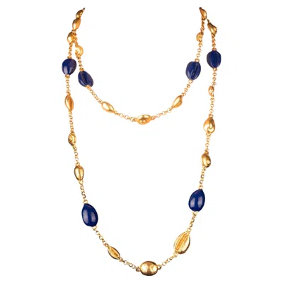 Pre-owned Saint Laurent Yves  Sautoir Necklace By Yves  Circa 1985-1990 In Multi