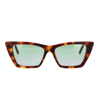 Saint Laurent Yves  Sl 276 Mica Sunglasses In Brown