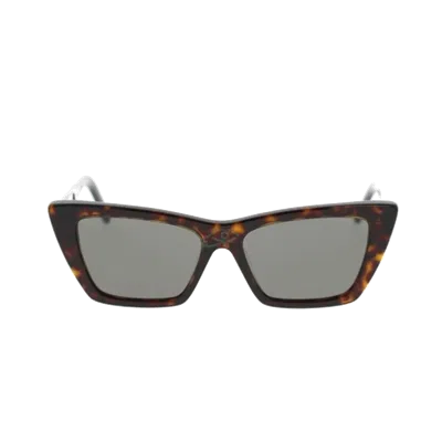 Saint Laurent Yves  Sl 276 Mica Sunglasses In Brown
