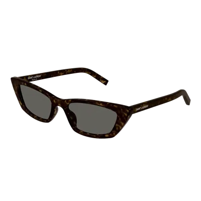 Saint Laurent Yves  Sl 277 Sunglasses In Black