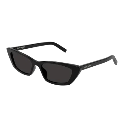 Saint Laurent Yves  Sl 277 Sunglasses In Black