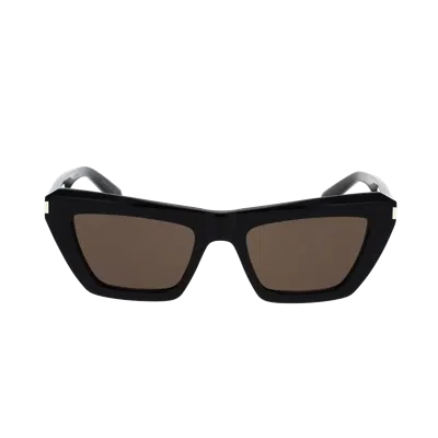 Saint Laurent Yves  Sl 467 Sunglasses In Black