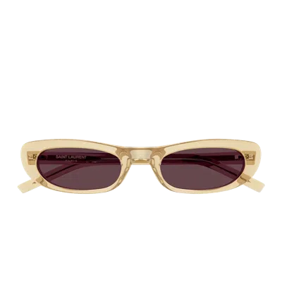 Saint Laurent Yves  Sl 557 Shade Sunglasses In Neutral