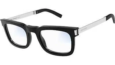 Pre-owned Saint Laurent Yves  Sl 581-003 Black Silver Sunglasses In Photocromatic