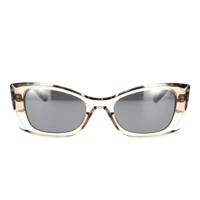 Saint Laurent Yves  Sl 593 Sunglasses In Neutral