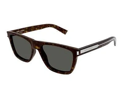 Pre-owned Saint Laurent Yves  Sl-619-002 Havana Crystal Sunglasses