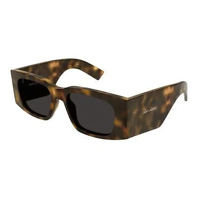 Pre-owned Saint Laurent Yves  Sl-654-003 52mm Authentic In Brown