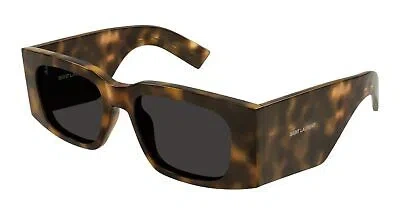 Pre-owned Saint Laurent Yves  Sl-654-003 Havana Sunglasses