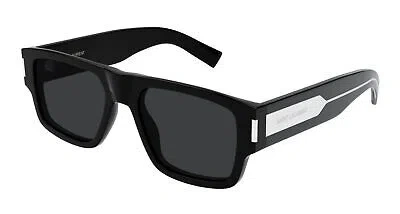 Pre-owned Saint Laurent Yves  Sl-659-001 Black Sunglasses