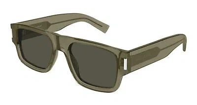 Pre-owned Saint Laurent Yves  Sl-659-003 Brown Sunglasses In Gray