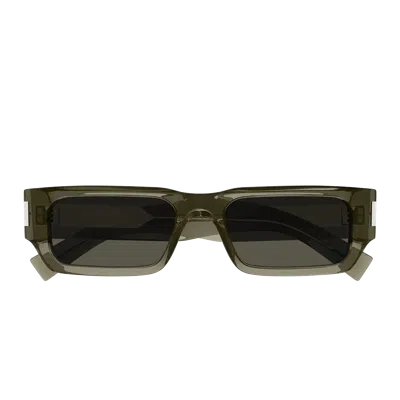Saint Laurent Yves  Sl 660 Sunglasses In Green