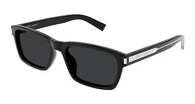 Pre-owned Saint Laurent Yves  Sl-662-001 Black Sunglasses