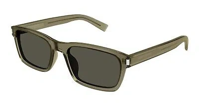 Pre-owned Saint Laurent Yves  Sl-662-003 Brown Sunglasses In Gray