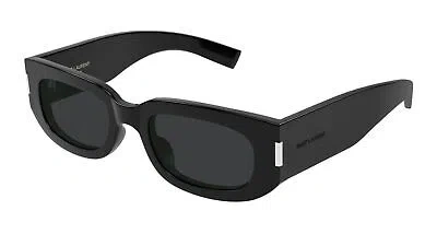 Pre-owned Saint Laurent Yves  Sl-697-001 Black Sunglasses