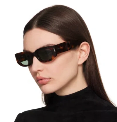 Pre-owned Saint Laurent Yves  Sl-697-002 Havana Sunglasses