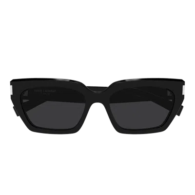 Saint Laurent Yves  Sl 826 Page Sunglasses In Black