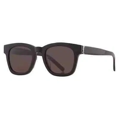 Pre-owned Saint Laurent Yves  Sl-m124-001 Black Black Black Sunglasses