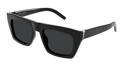 Pre-owned Saint Laurent Yves  Sl-m131-001 Black Sunglasses