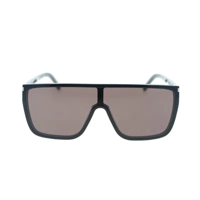Saint Laurent Yves  Sl364 Mask Ace Sunglasses In Black