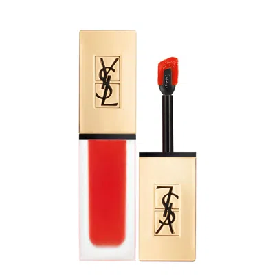 Saint Laurent Yves  Tatouage Couture Matte Lip Stain In White