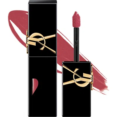 Saint Laurent Yves  The Inks Vinyl Cream High Shine Lip Stain In 622 Plum Liberation