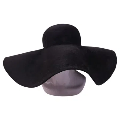 Pre-owned Saint Laurent Yves  Tom Ford Huge Hat In Black