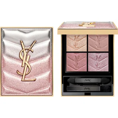 Saint Laurent Yves  Valentine's Day Couture Mini Clutch Eyeshadow Quad In Multi