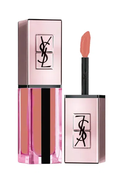 Saint Laurent Yves  Vernis À Lèvres Water Stain Glow Lip Gloss In White