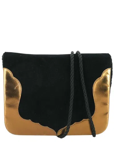 Saint Laurent Yves  Vintage Velvet Crossbody Bag Evening Bag (authentic Pre-  Loved) In Multi