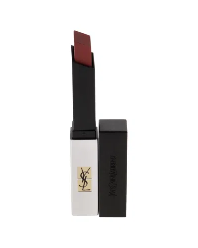 Saint Laurent Yves  Women's 0.07oz 112 Raw Rosewood Rouge Pur Couture The Slim Sheer Matte Lipstick In Multi
