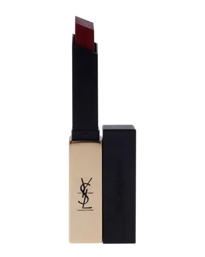 Saint Laurent Yves  Women's 0.08oz 9 Red Enigma Rouge Pur Couture The Slim  Matte Lipstick In Brown