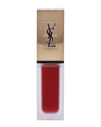 Saint Laurent Yves  Women's 0.2oz 35 Rouge Tatouage Couture Liquid Matte Lip  Stain In Red